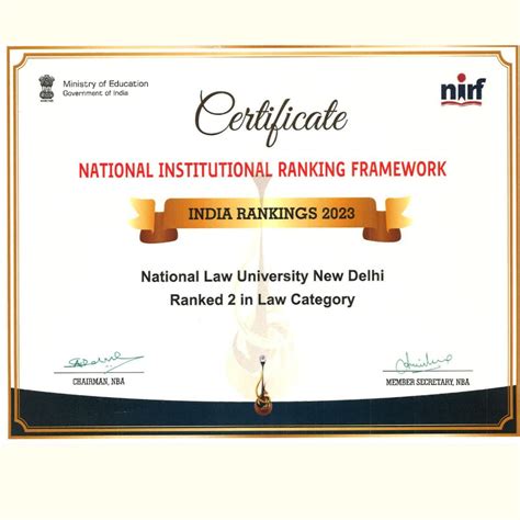 NLU Delhi retains 2nd Rank in Latest NIRF Rankings 2023 in Law Category – India Education ...