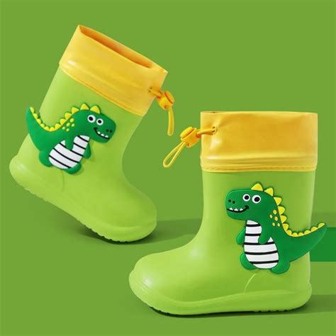 Baby Rain Boots Rubber PVC Cartoon Animated - Orbisify.com