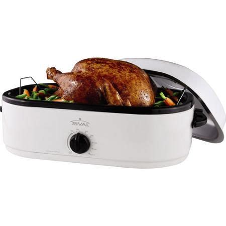 Rival 20-Pound Turkey Roaster with Capacity Maximizer - Walmart.com ...