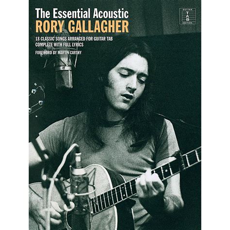 Music Sales The Essential Acoustic Rory Gallagher Guitar Personality Series Softcover Performed ...