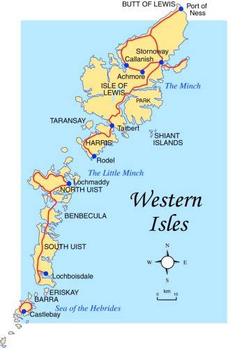 Map of Western Isles Province