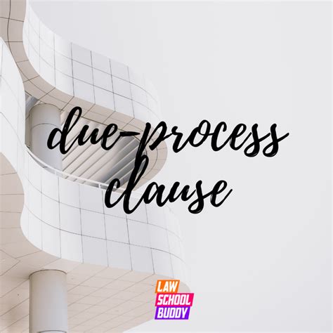 What is Due-Process Clause? - Law School Buddy