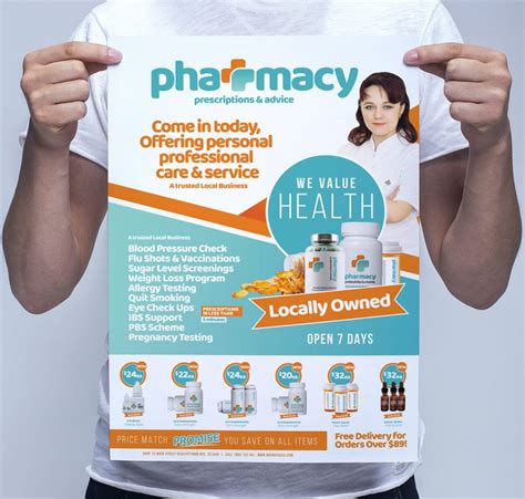 Pharmacy Poster Template - PSD, Ai & Vector - BrandPacks