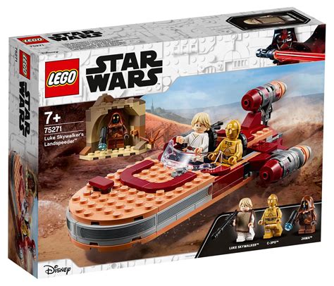 LEGO Star Wars 75271 Lukes Llandspeeder Box Front – Brick Land