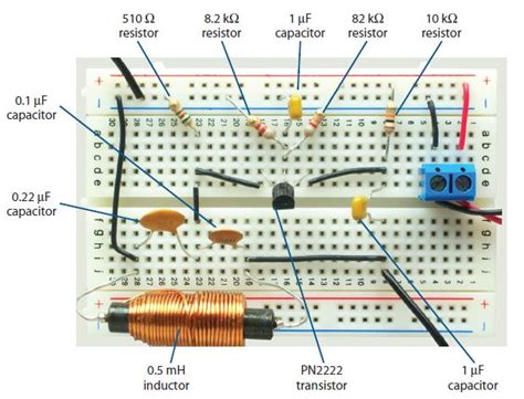 Colpitts oscillator circuit project