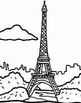 The Eiffel Tower In Paris coloring Page  Download Print Or Color sketch template