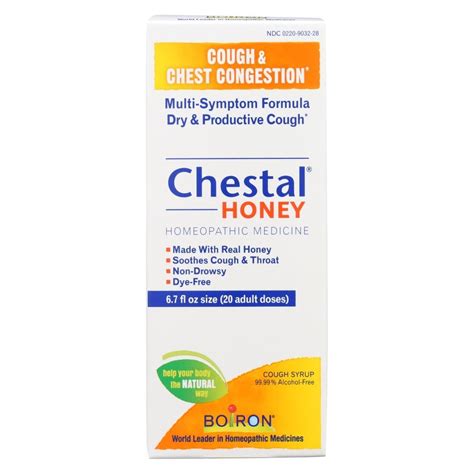 Boiron Chestal Adult Honey, 6.7 oz