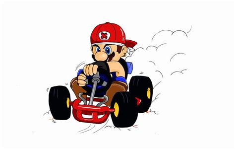 Entry #45 by Izunyan for Draw Super Mario Kart caricature | Freelancer