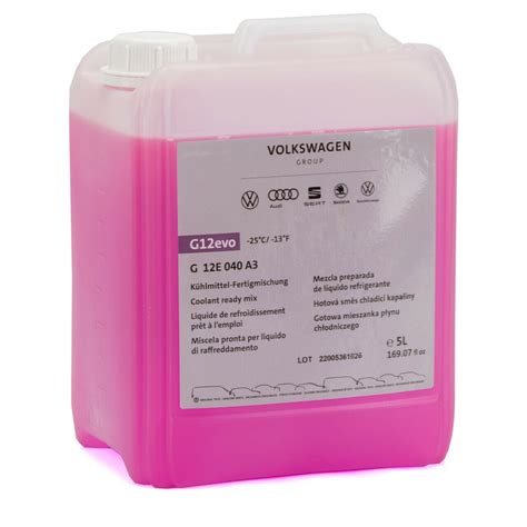 Coolant for diesel engines - Is "G12evo" the correct / current one to use? | Audi A2 Owners' Club