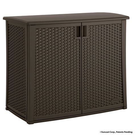 Suncast 42.25 in. x 23 in. Outdoor Patio Cabinet-BMOC4100 - The Home Depot