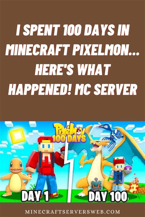 I Spent 100 Days In MINECRAFT PIXELMON... Here's What Happened! Mc Server | Imágenes de ...