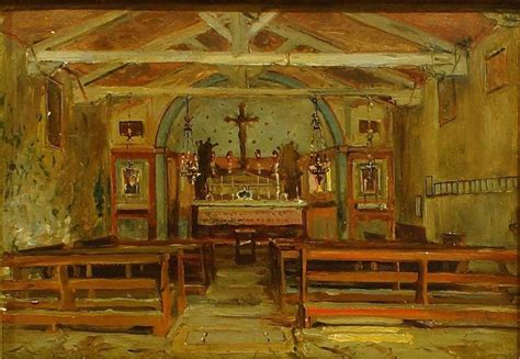 Interior of a Church - Oil Painting by Hermann Corrodi, late 1800 Late 19th Century for sale at ...