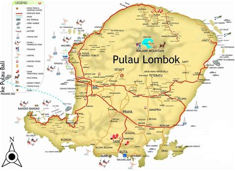 Trip To The World: lombok | Lombok, Mataram, Peta