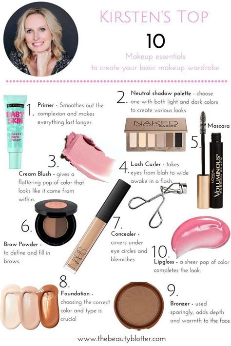 The top 10 makeup basics every woman needs in her makeup bag | MAKEUP ...