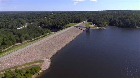 Falls Lake/Dam in Raleigh, NC - DJI Osmo & Phantom 4 Drone - YouTube