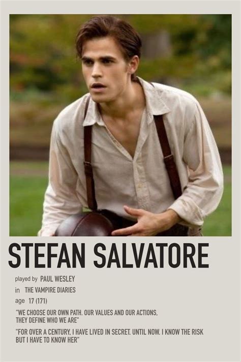 Stefan Salvatore | Vampire diaries poster, Vampire diaries movie ...