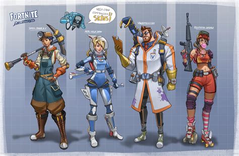 [CONCEPT ART] A concept artist's take on the idea of skins :D : r/FORTnITE