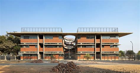 shaily gupta's school in india features brick blocks connected by a ...