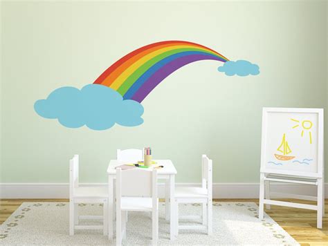 Wall decal RAINBOW wall stickers for nursery kids room