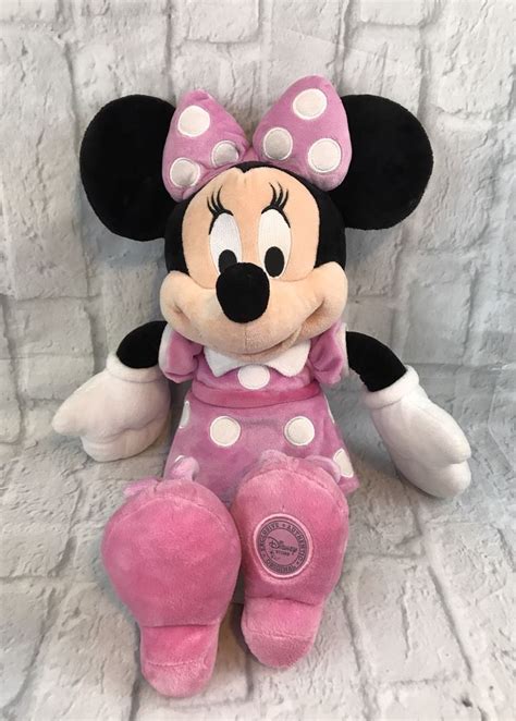 Minnie Mouse Pink Plush Disney Store Original Exclusive Authentic Collectible | eBay | Minnie ...