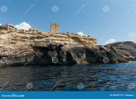 Blue Grotto Seen from a Boat Trip. Malta Stock Image - Image of arch ...