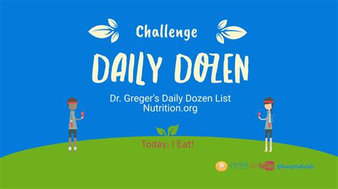 Dr. Greger's Daily Dozen 12 Challenge That Would Change Your Life And ...