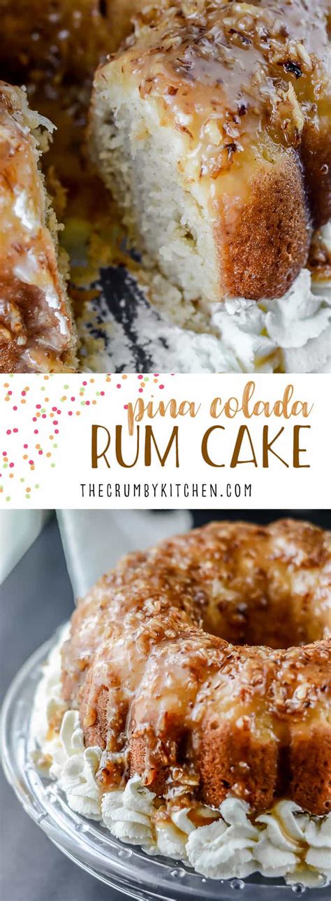 Pina Colada Rum Cake • The Crumby Kitchen