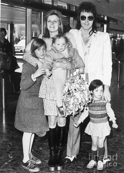 Paul Mccartney With His Family by Bettmann