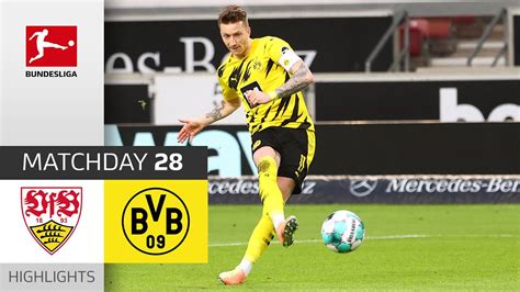 VfB Stuttgart - Borussia Dortmund | 2-3 | Highlights | Matchday 28 ...