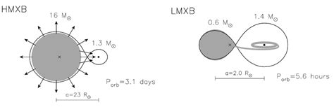 Example of typical LMXB and HMXB. For LMXBs, accretion occurs always... | Download Scientific ...