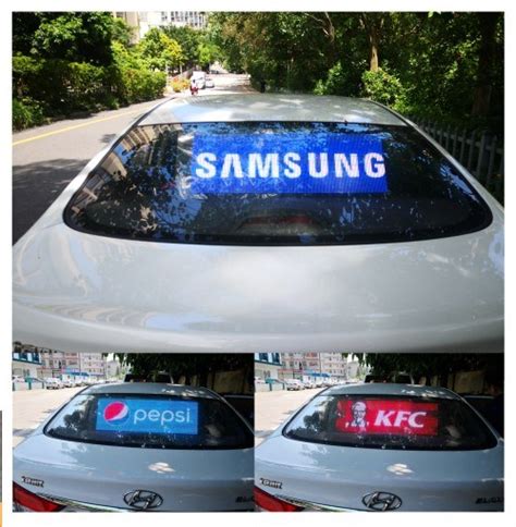 Shenzhen LED Digital Signs Advertising Screens for Cars Double Sided Outdoor Scrolling Taxi Top ...