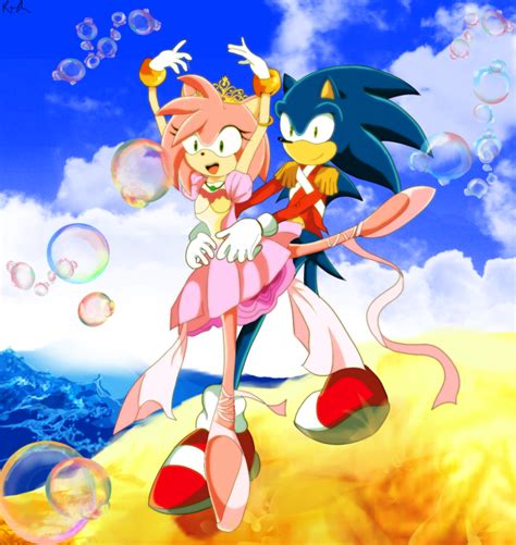 .:Sonic and Amy:. - Sonic and Amy Fan Art (29284309) - Fanpop