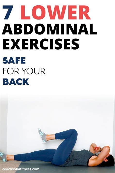 7 Lower Abdominal Exercises That Won't Cause Back Pain - Coach Sofia ...