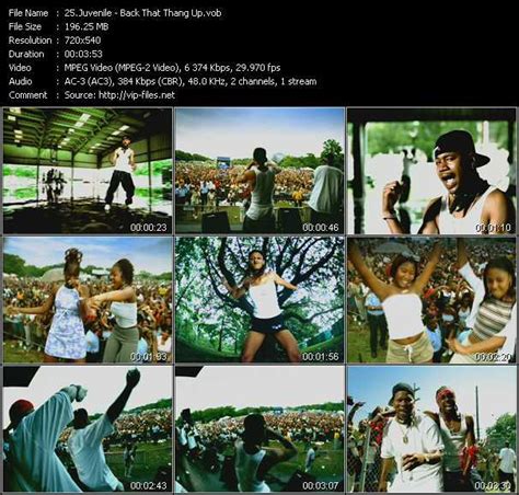 Juvenile - Back That Thang Up - Download High-Quality Video(VOB)