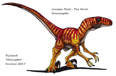 'Jurassic Park' Novel Velociraptor by Hellraptor | Dinossauros, Dinossauro