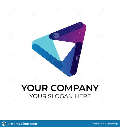 Abstract colorful logo stock illustration. Illustration of idea - 151924910