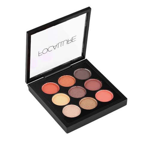 FOCALLURE 9 Colors Eyeshadow Palette Long lasting Matte Shimmer Eye Shadow Powder Cosmetics ...