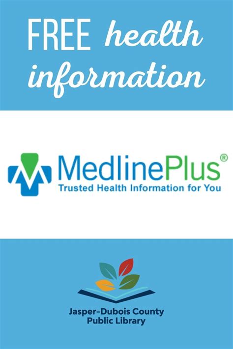 Medline Plus - FREE health information | Medicine, Health, Library