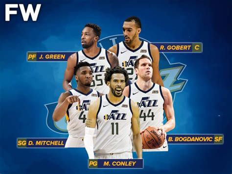 The 2019-20 Projected Starting Lineup For The Utah Jazz - Fadeaway World