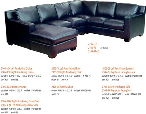 Manhattan 2105 Sectional by McKinley Leather- Ohio Hardwood Furniture