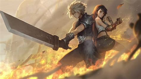 Cloud Strife Tifa Lockhart Final Fantasy VII Remake Live Wallpaper ...