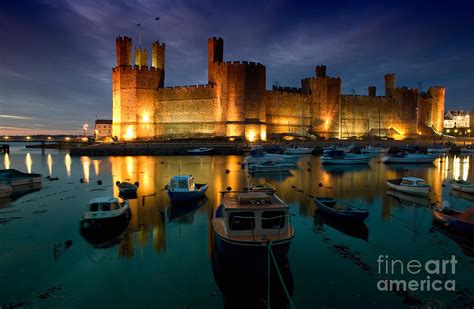 Caernarfon castle Photograph by Rory Trappe - Pixels