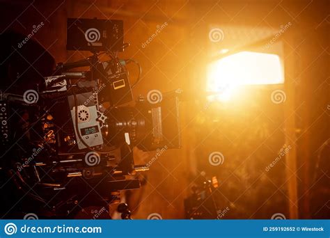 The Filmmaker Camera Film Set Behind the Scenes of the Movie and Stock ...