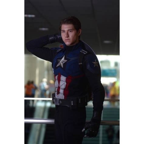 Captain America Bucky Custom suit ( Textured Stretch Fabric )