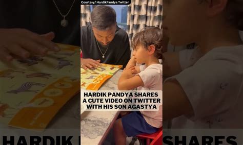 Hardik Pandya Shares a Cute Video on Twitter with his Son Agastya ...