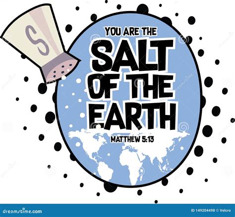 Salt of the Earth stock vector. Illustration of world - 149204498