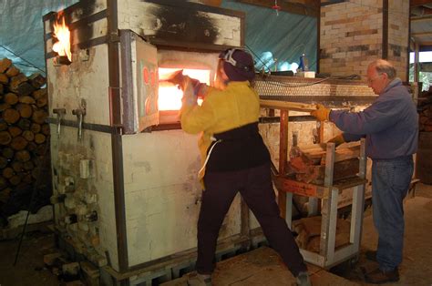 Wood-firing: Our kiln firing process