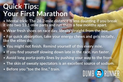 Quick Tips for Runners — Mark Remy's DumbRunner.com