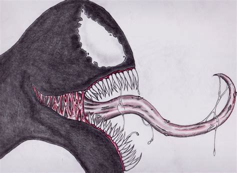 Venom and his tongue by Dragon8or on deviantART