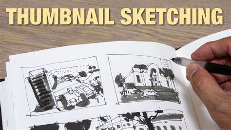 How to improve your sketching by drawing thumbnails - YouTube